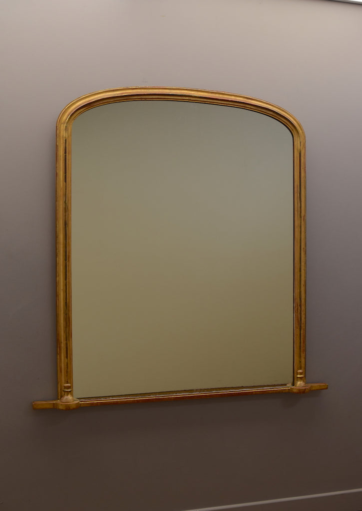 English Gilt Overmantel Mirror