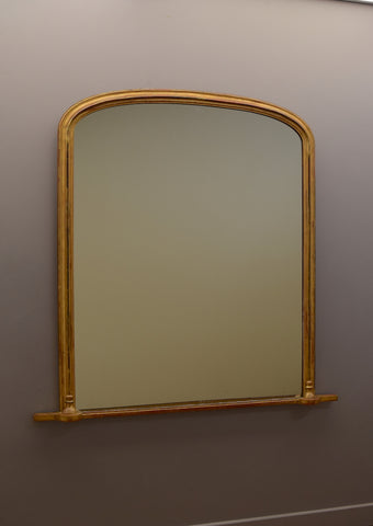 English Gilt Overmantel Mirror