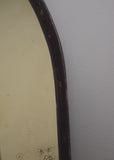 Ebonised Arched Top Mirror