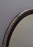 Silver Gilt & Ebonised Oval Mirror