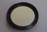 Ebonised Oval Mirror