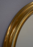 Brass Oval Mirror
