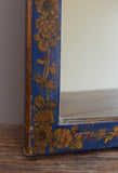 Blue Chinoiserie Triptych Mirror