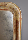 Large Distressed French Louis Phillipe Mirror - SOLD