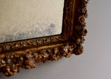 17th Century Carved Giltwood English Mirror