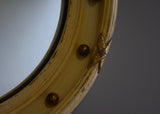 English Convex Mirror with Brass Balls