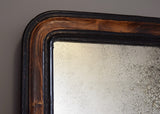 Faux Grained Mirror with Stunning Original Glass