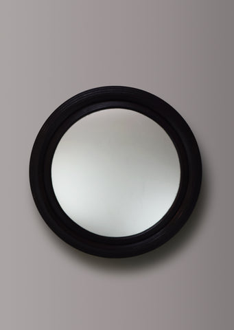 Ebonised Convex Mirror