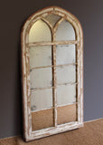 Large Gothic Arched Window Mirror