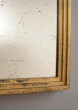 Verre Eglomise Mirror with Stepped Frame